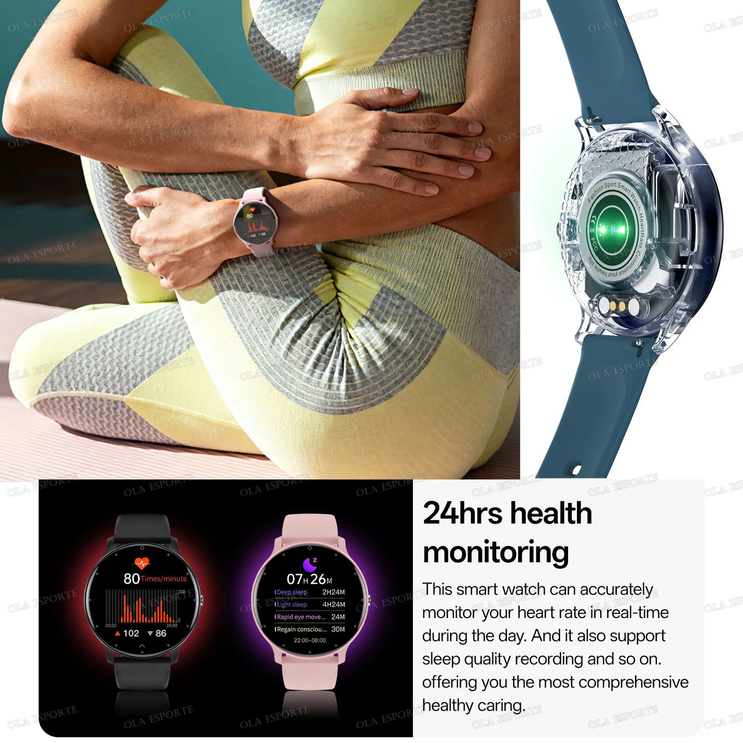 2026 smart watch HD  touch screen ，5ATM waterproof，remote control，GPS tracking，heart rate monitor smartwatch for ios Andriod