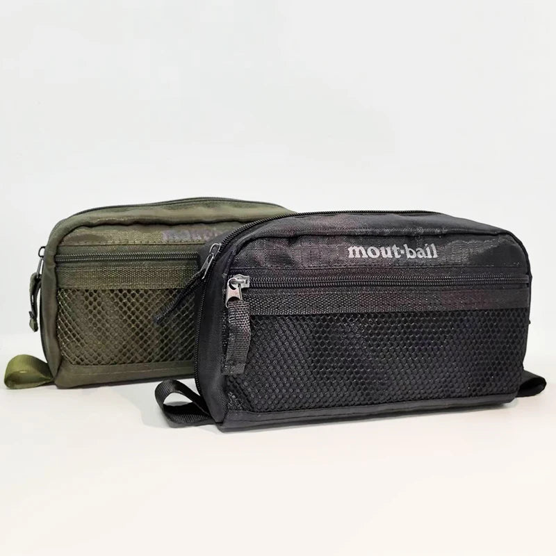 Large Capacity Waterproof Makeup Bag • Multi-layer Ultra-light Mesh Wash Bag • Travel & Camping Cosmetic & Stationery Pouch