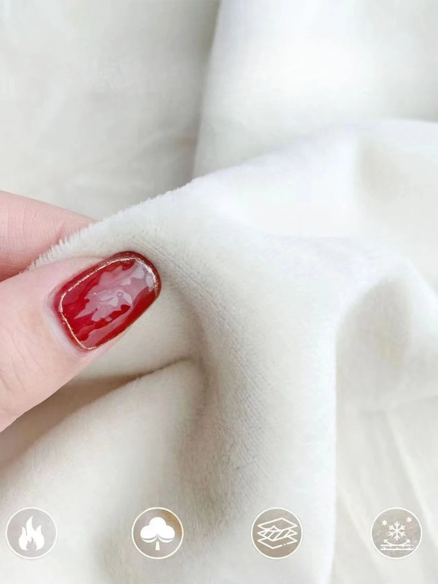 Autumn Winter Sweet Girls Legging Pants Kids Thick Warm Trousers Winter Warm Plush Trousers Elastic Waist Leggings Kids Pants
