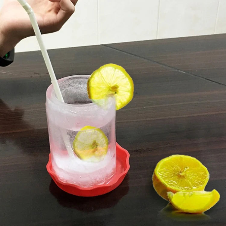 Silicone Cup Shape Ice Cube Mold Holes Ice Cube Maker Drink Container Cup Freeze Mould Stonego Kitchen Supplies