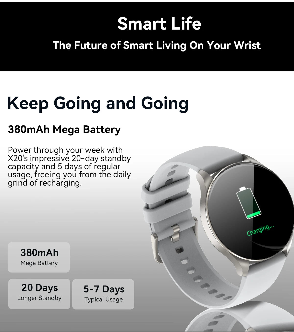 Blackview 2024 New Smartwatch X20 Watch AMOLED Display Hi-Fi Bluetooth Phone Calls Health and Fitness Tracking