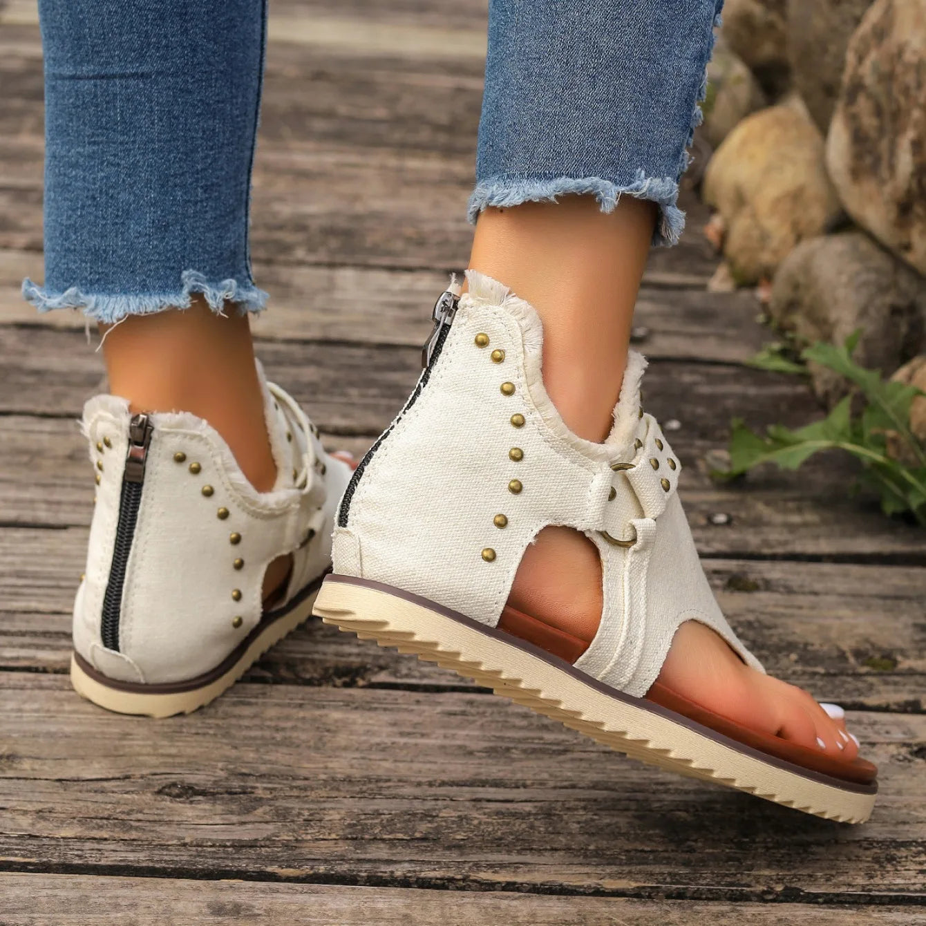 Sandals Women Summer Shoes Platform Sandals New Designer Sandals Fashion Clip Toe Gladiator Female Plus Size Beach Slides Women
