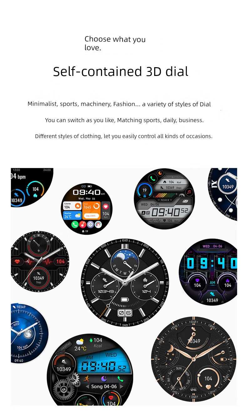 New Arrival GT3 Smart Watch Watch3 Huaqiang North Gt4pro Top with NFC Access Control Waterproof Multi-Function Spaceman