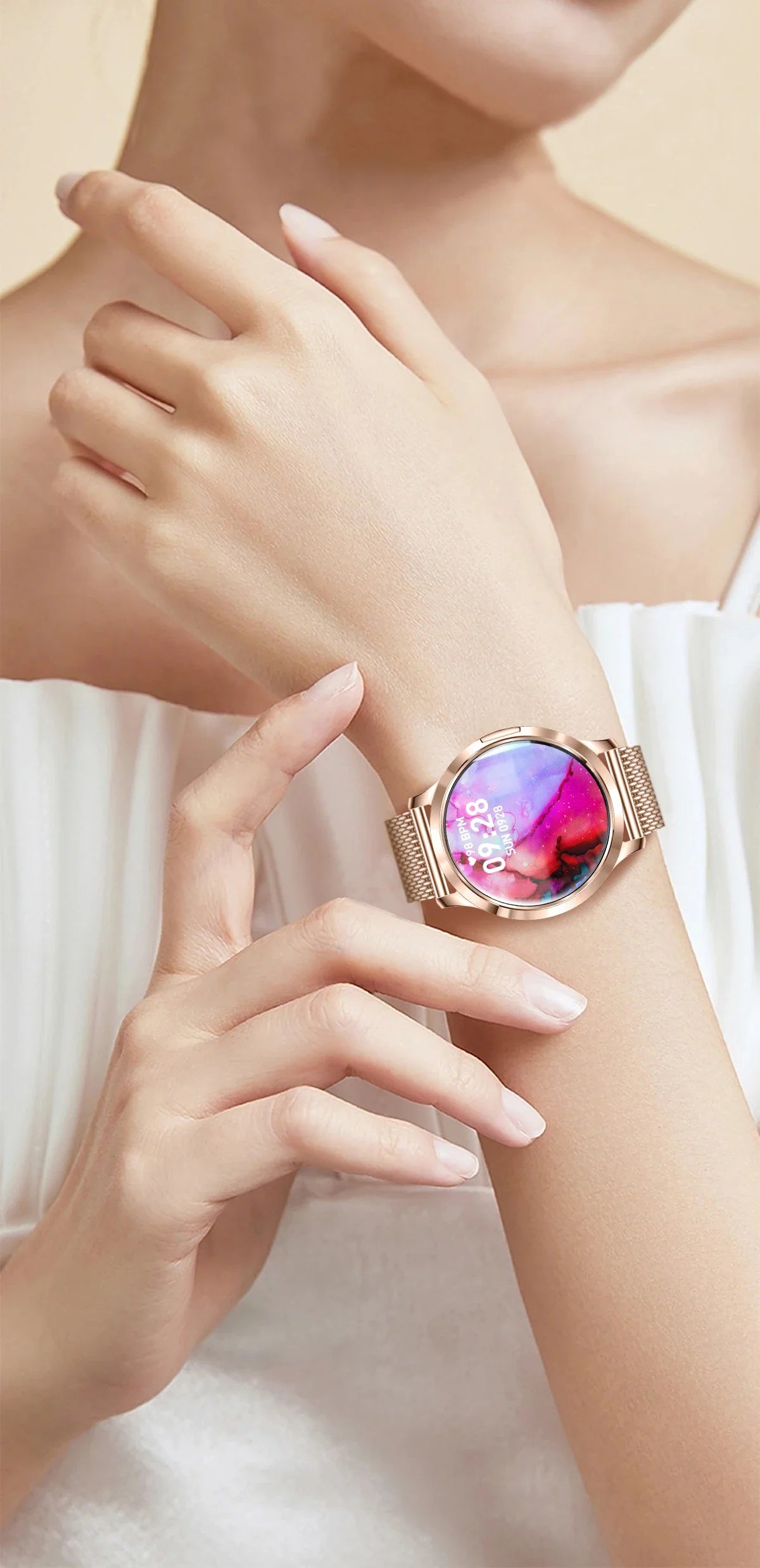 202 6New Smart Watch For Women 466*466 AMOLED Display Voice Call Sport Fitness Health Watches DIY Custom Dial Smartwatch Ladies