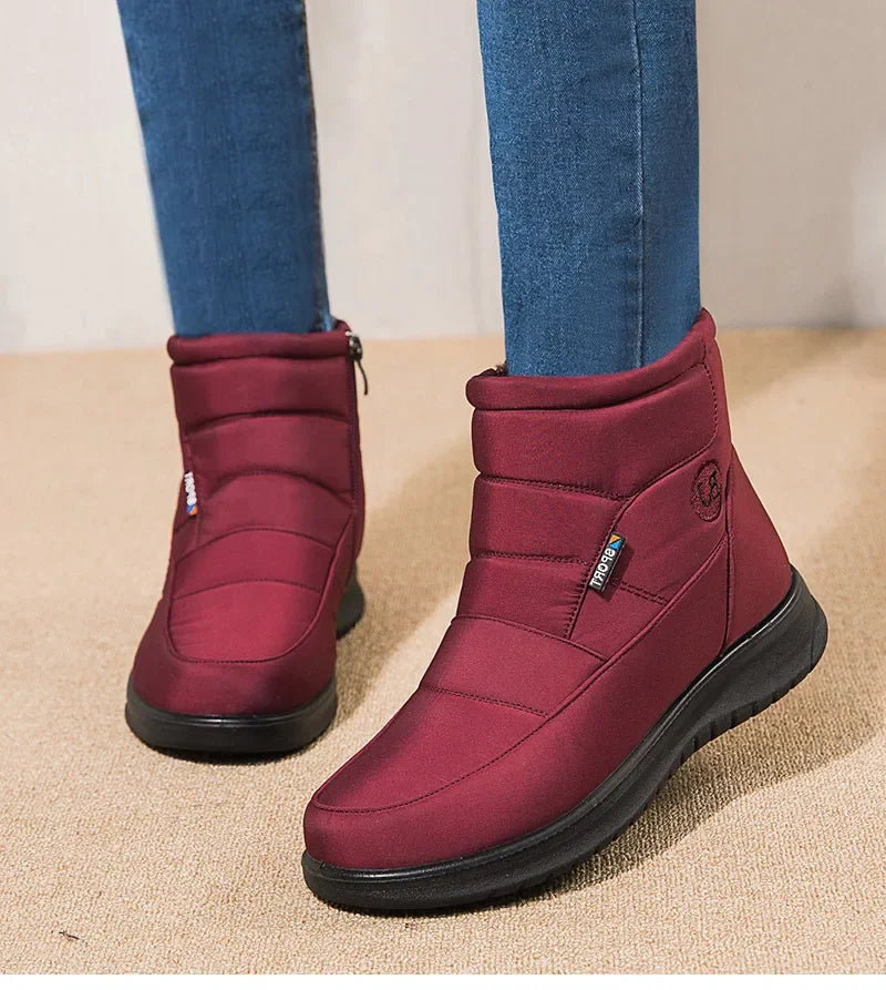 Women Boots 2024 Winter Boots For Women Waterproof Snow Boots Ankle Fur Botas Mujer Elegant Footwear Winter Shoes Women Botines