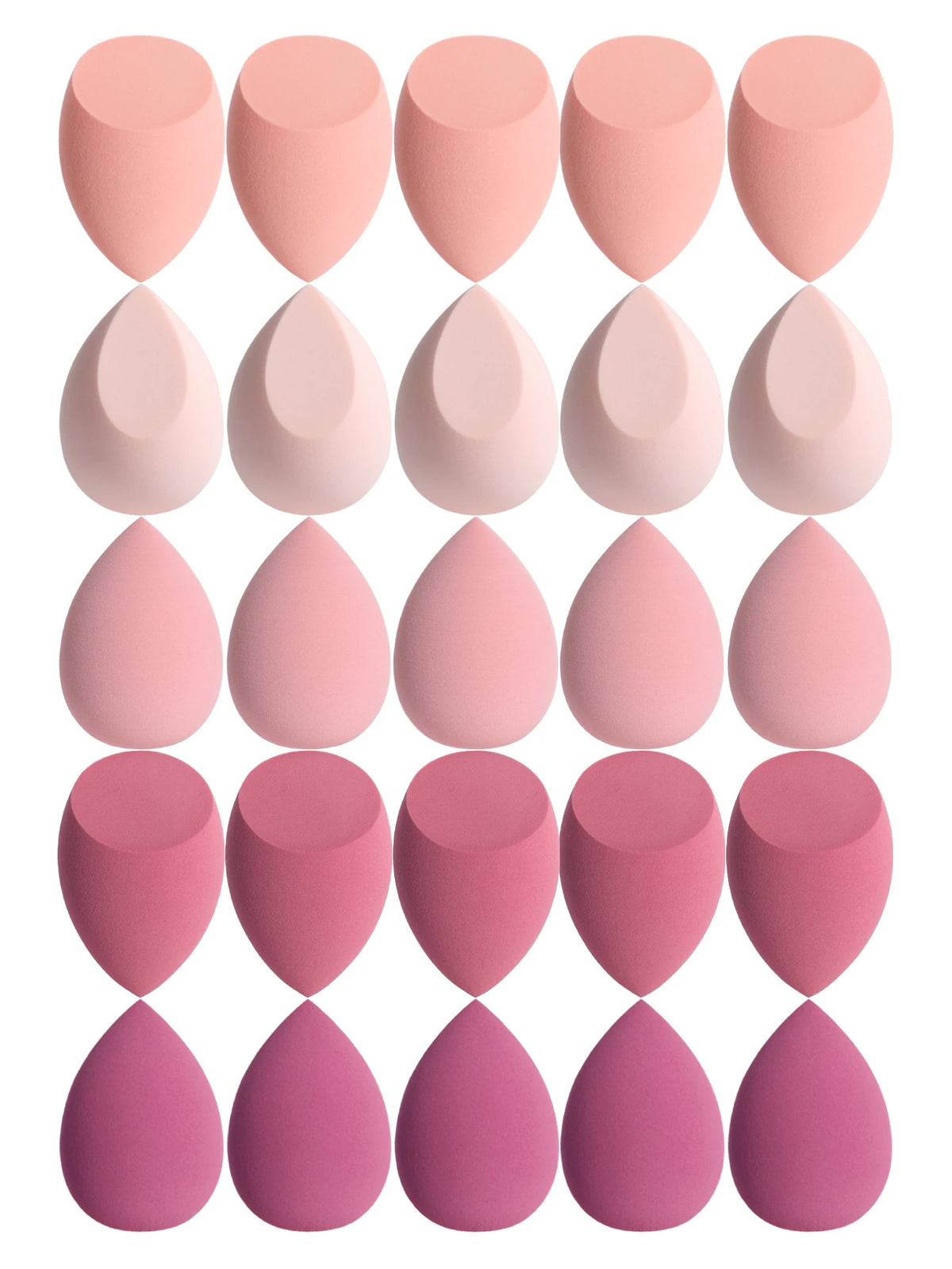 25 Beauty Eggs (Makeup Sponges), Foundation Makeup Mixed Beauty Sponges, Flawless Application for Liquid, Cream and Powder, Multi-Color Makeup
