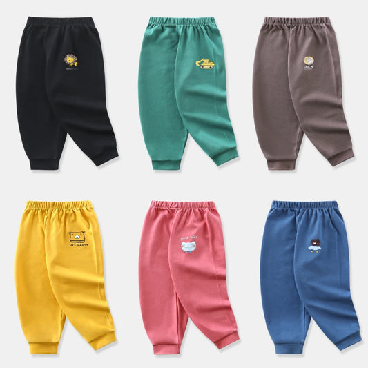 Nueva tendencia, pantalones largos informales para bebés, niños y niñas, pantalones deportivos de algodón para otoño, pantalones para niños de 1 a 6 años, ropa para niños