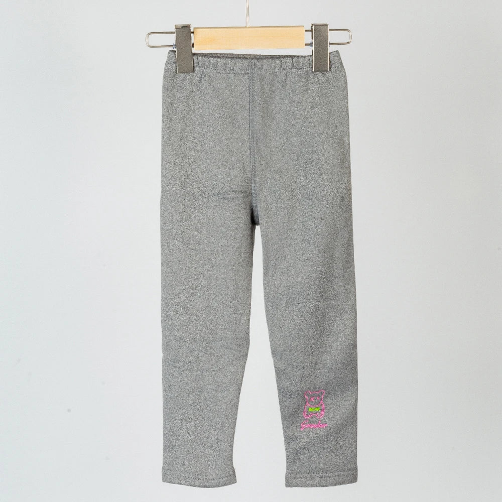 Girls Winter Fleece-lined Leggings Thermal Tights for Outdoor Wear Thickened Warm Pants Multi-Color Cute Patterns