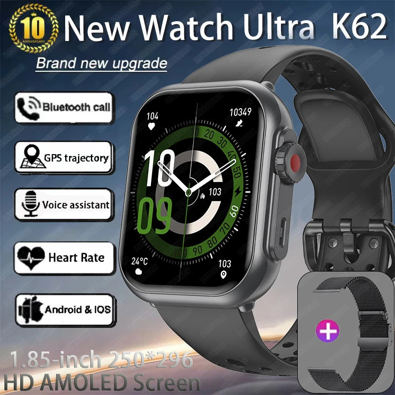 2025 New Smart Watch Women Bluetooth Call Watch Fitness Tracker Waterproof Sport Smart Clock Fashion Ladies Men Smartwatch Woman