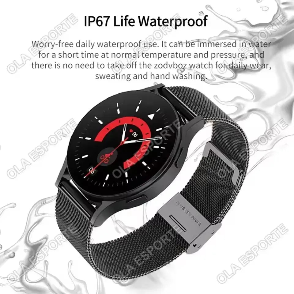 New Smart Watch For Men Women Bluetooth Call Heart Rate Blood Oxygen Sleep Monitor Waterproof 100+ Sports Modes Smartwatch HT30