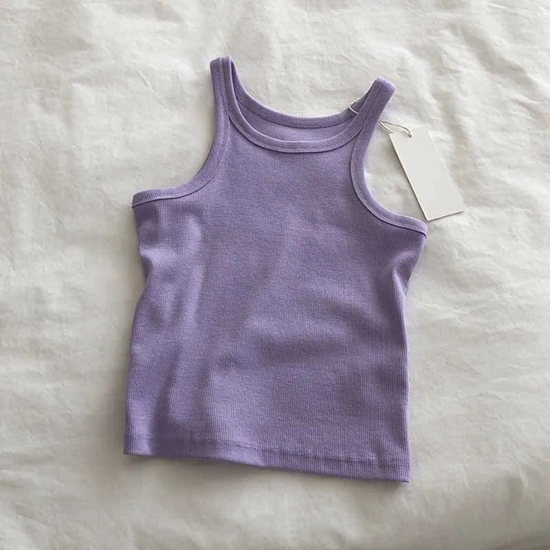 2025 Women Tank Tops Sexy Cropped Top Female Women Summer Camisole Camis Black White Sport Clothes For Women