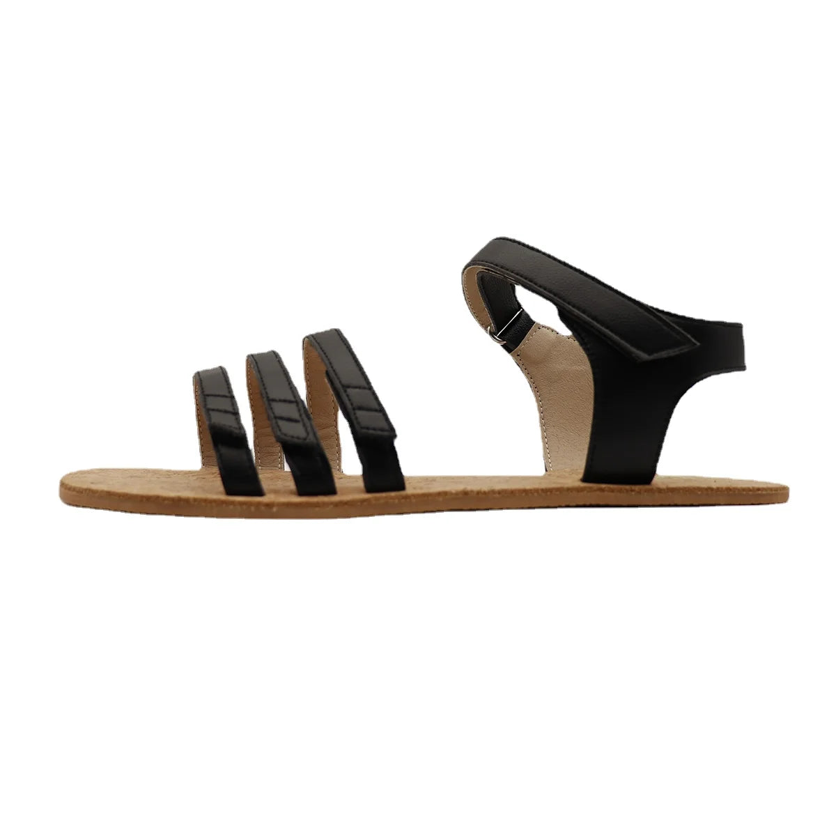 Tipsietoes 2025 Sprinng Barefoot Leather Flat Sandals For Women Shoes With New MInimalist Soft Sole