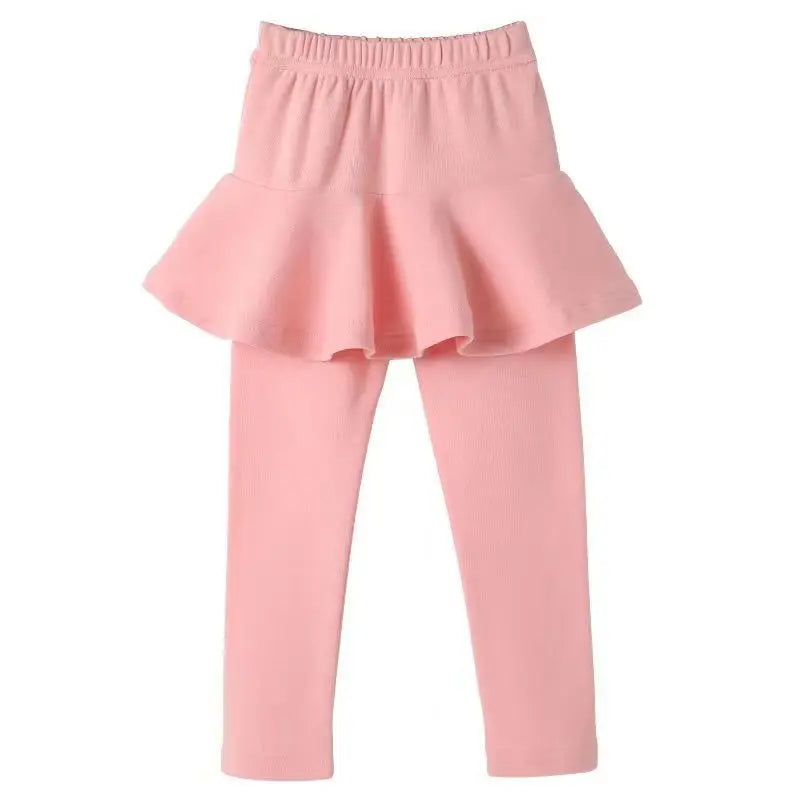 Children's Skirt Leggings Spring Autumn Leggings For Girls Cotton Baby Pants Kids Trousers Teenager Clothing 2 to 9 Years