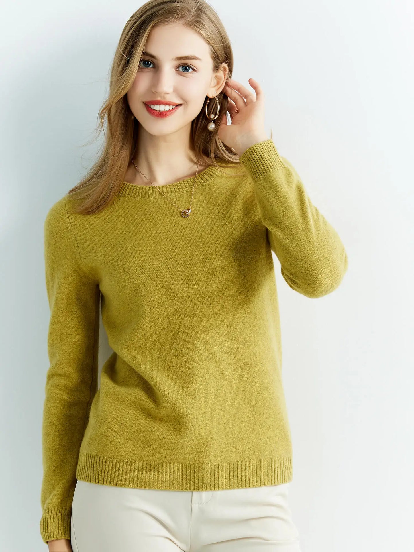 Knitted Sweaters Cashmere Sweater Women 100% Merino Wool O-Neck Vintage Pullovers 2022 Winter Autumn Jumpers Clothing Top Female