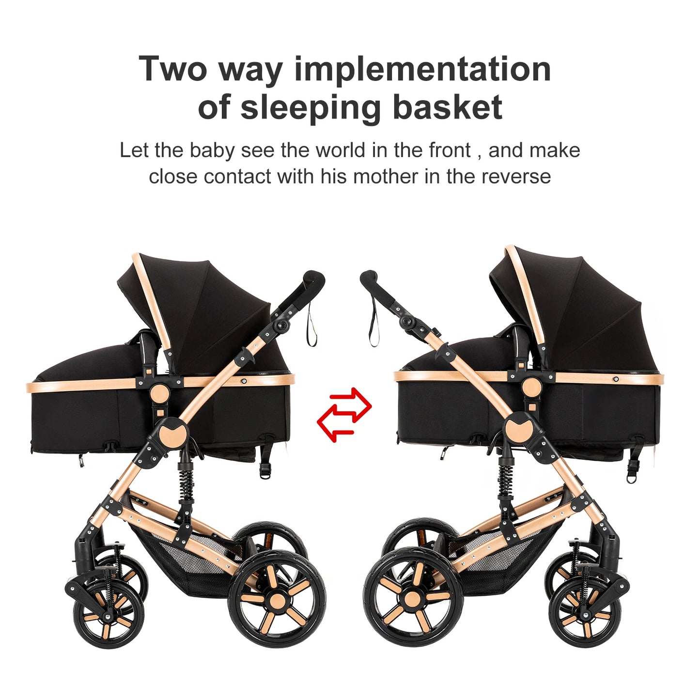 poussette bebe 3 en 1 Baby stroller baby newborn items Baby stroller for newborns Light str oller  for newborn baby Free Shippin
