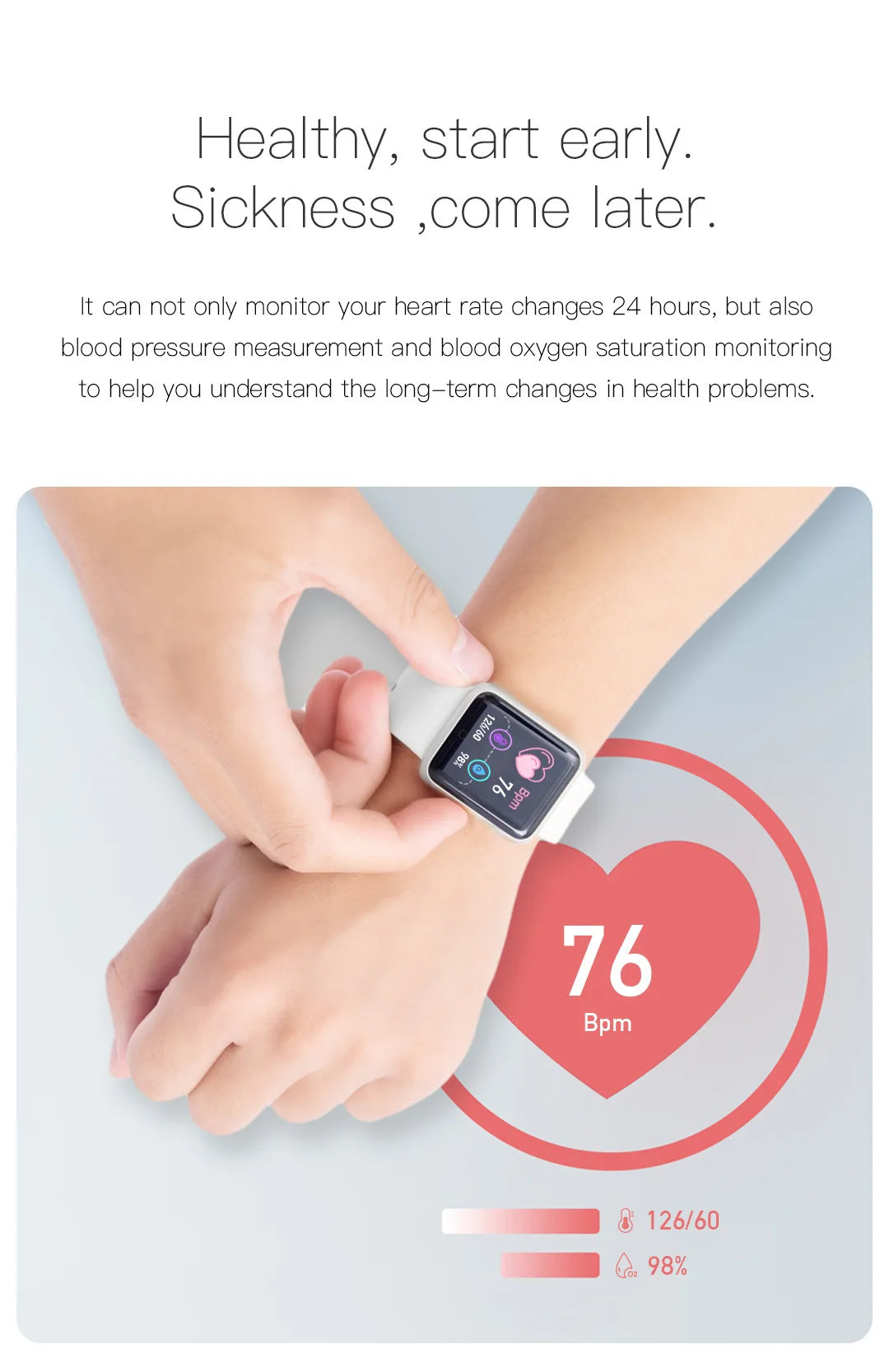 Smart Watches for Men Children Smartwatch for Girls Boys Men Women Sport Heart Rate Blood Pressure Bracelet Kids Watch for 8-18