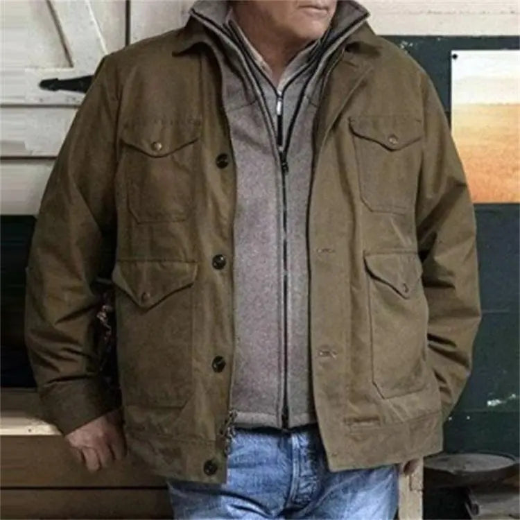 Black Cotton Jacket Men's Jean Jacket 5XL Cotton Denim Autumn Winter Jacket Male Jean Coats Men Cowboy Jackets