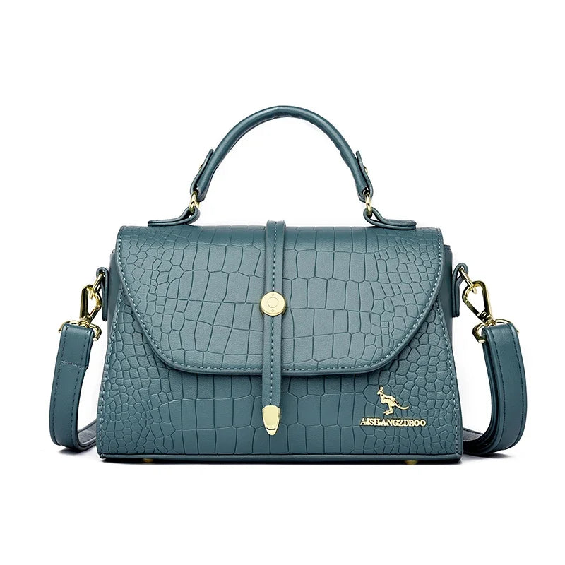 Premium Leather Crossbody Bags for Women Female Shoulder Messenger Bags Luxury Designer Handbags and Purses