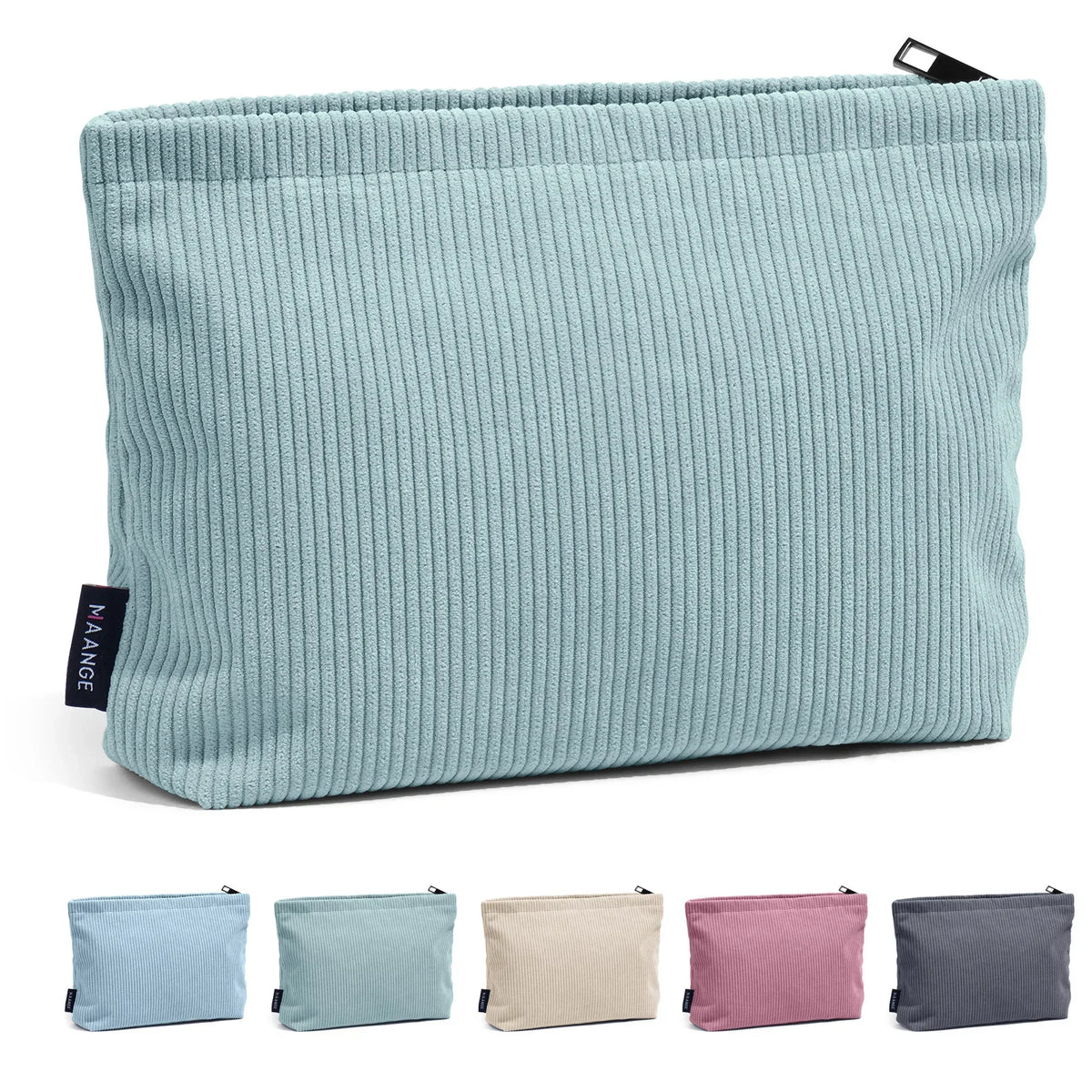 Makeup  Corduroy Travel Cosmetic Bag Portable Storage Bag Purses Women Large Capacity Zipper Make Up Organizer Storage Clutch