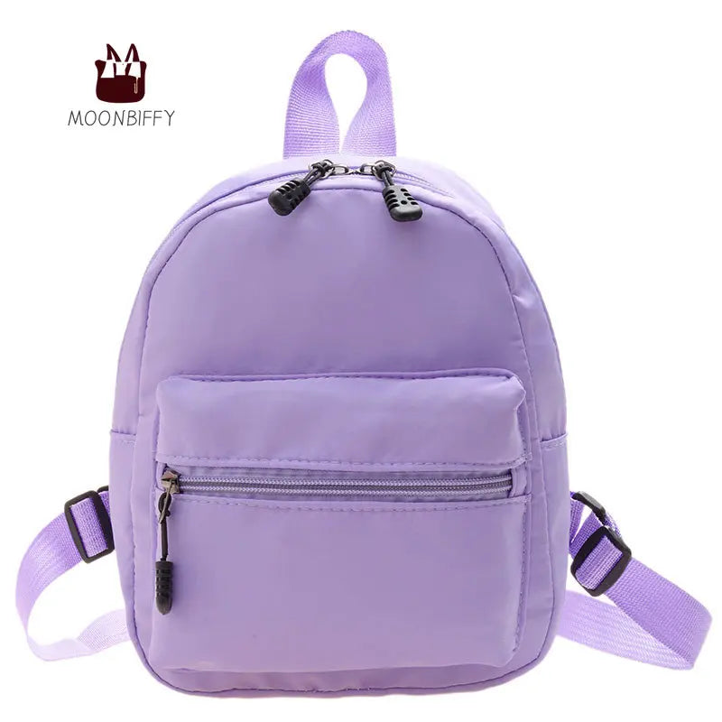 Fashion Nylon Mini Backpack Women Small Travel BagpackStyle School Bag for Teenager Girls Back Pack for Woman