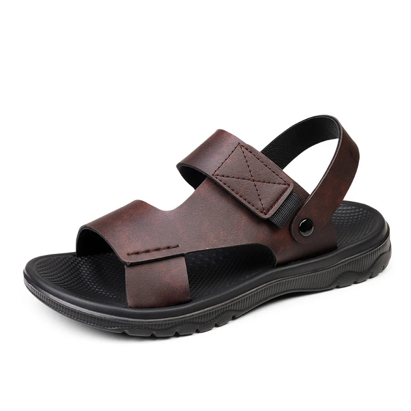 Sandals Men's Summer 2025 Casual Dual-Purpose Large Size Beach Shoes Outdoor Non-Slip Slippers Wading and River Tracing Shoes