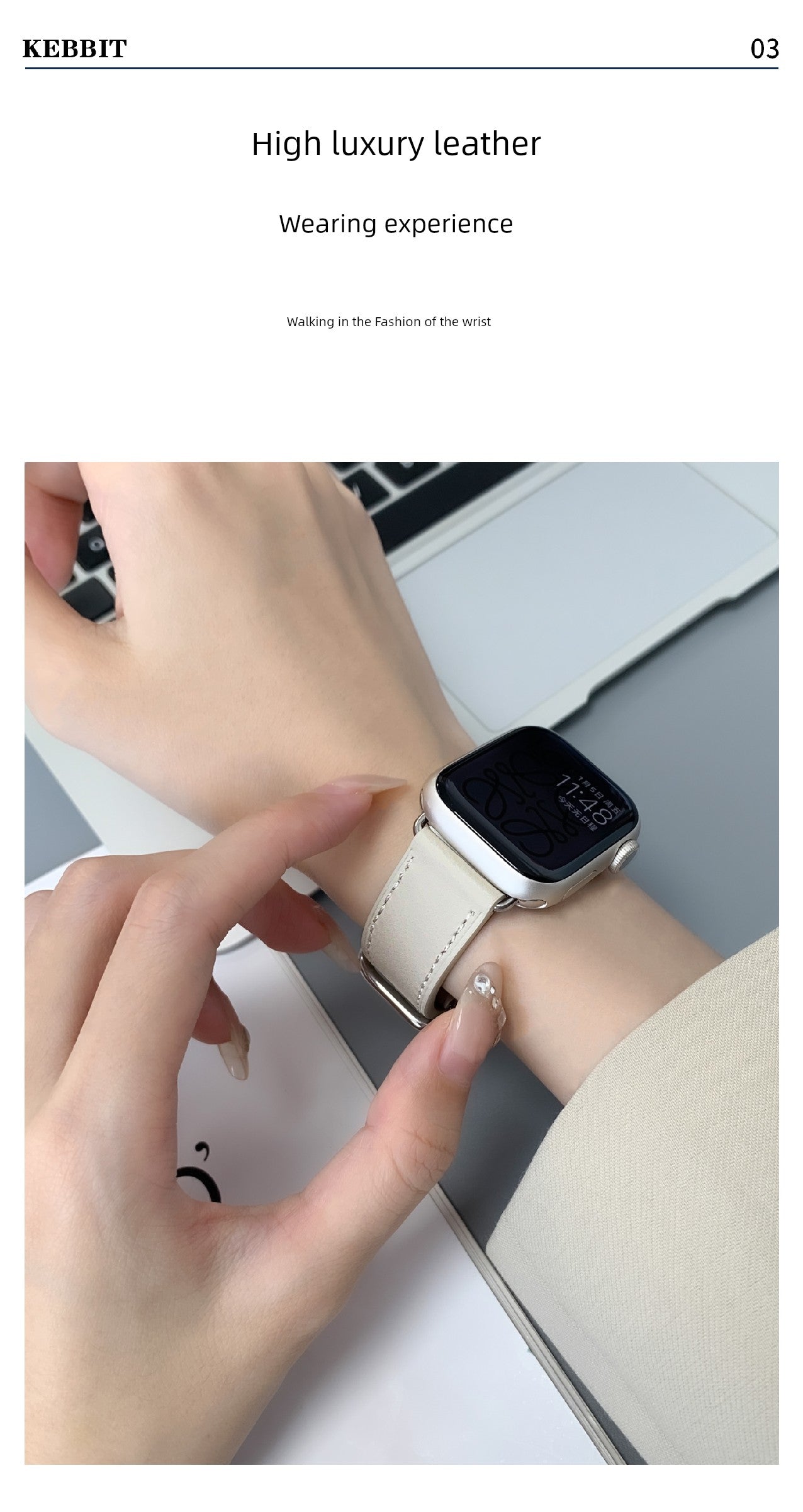 Kebitt Apple Fancy Leather Strap