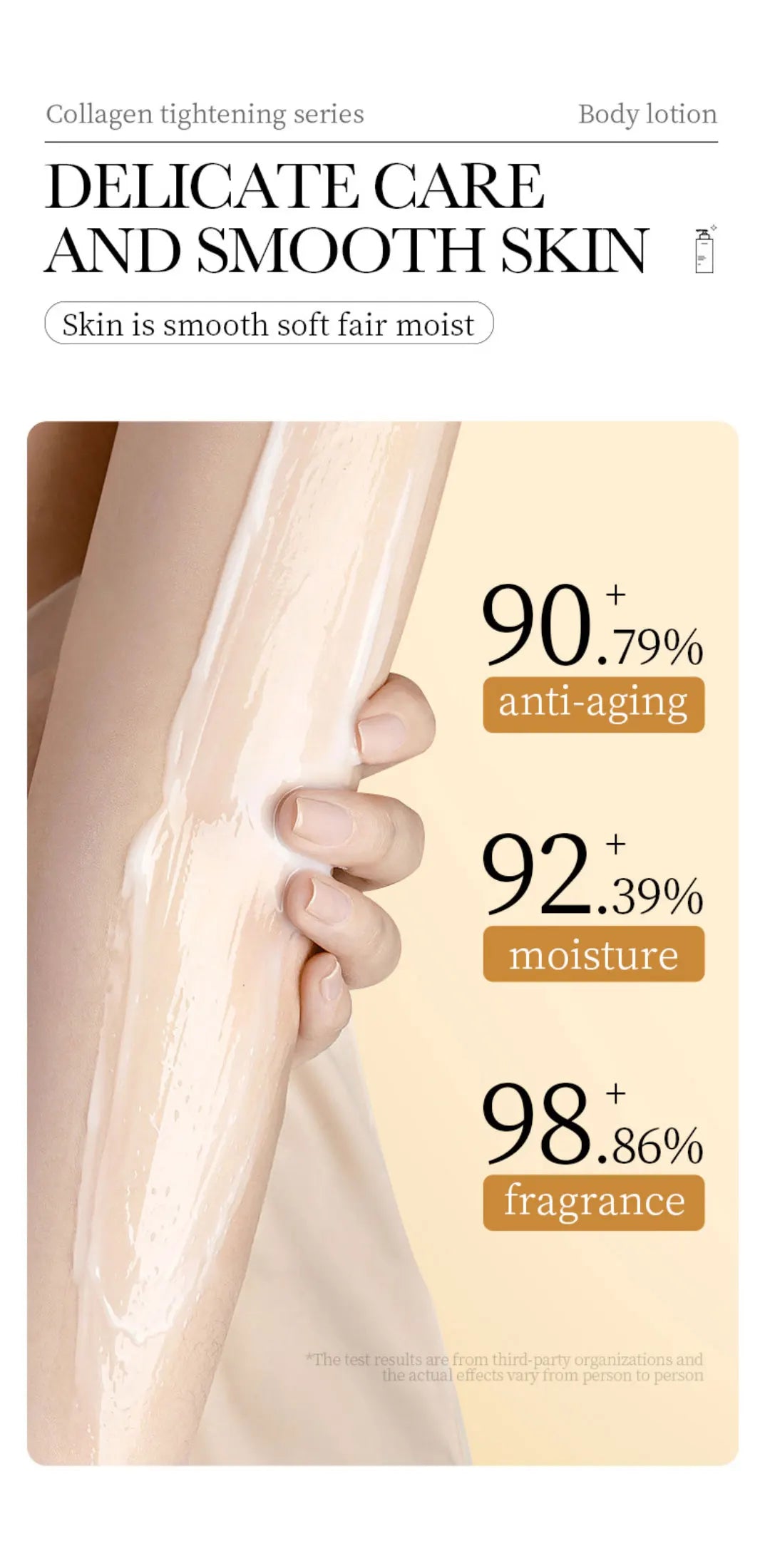 300g Collagen Anti-Aging Body Lotion: Moisturizes, Smooths, And Repairs Skin; Gentle And Easily Absorbed.