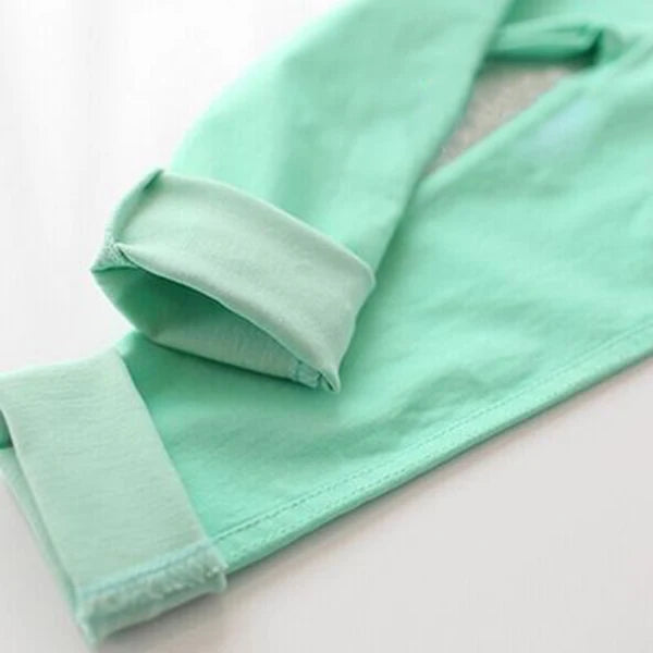 3-12-year-old girls pencil pants elastic baby Leggings 2024 new slim fit children's Leggings solid color imitation jeans