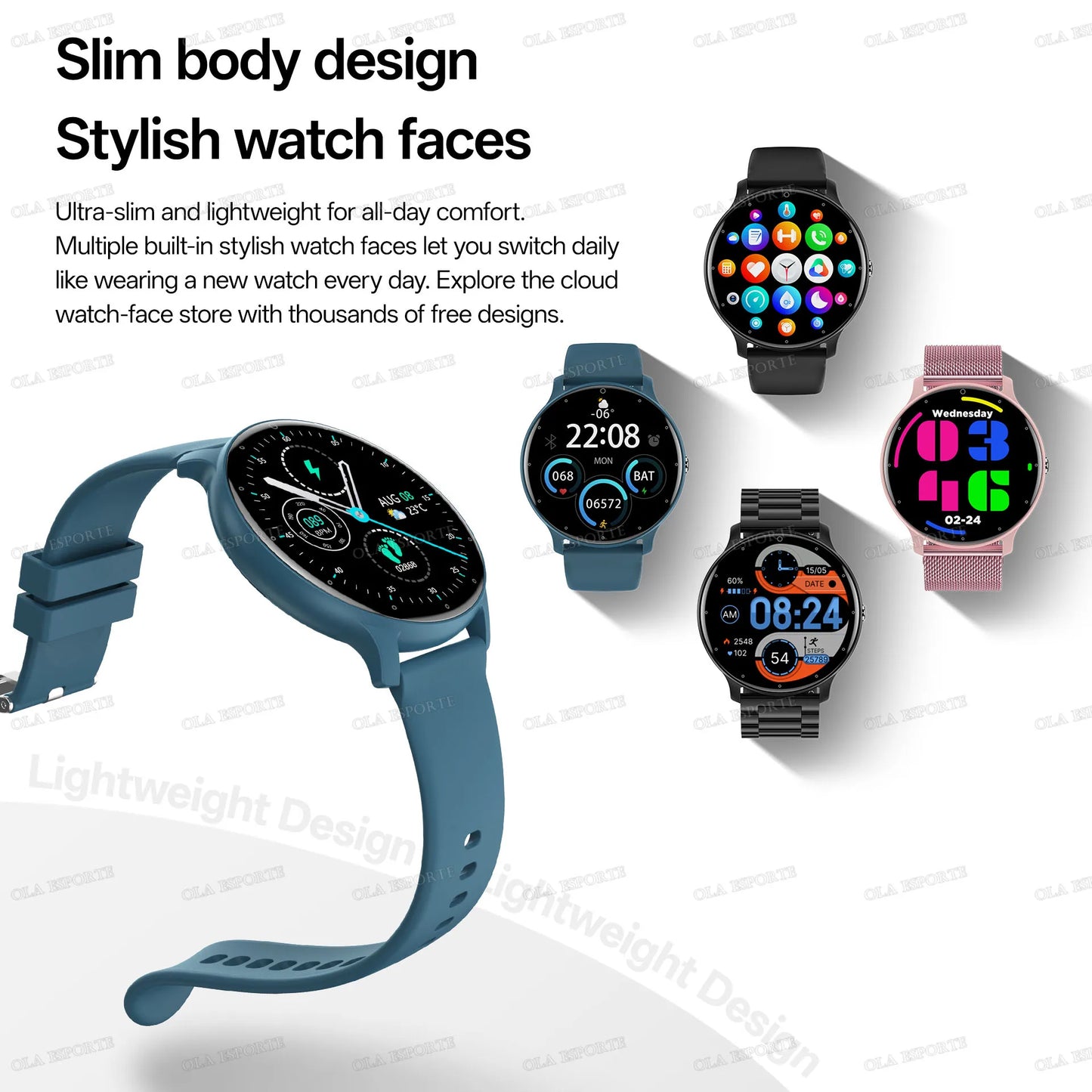 2026 smart watch HD  touch screen ，5ATM waterproof，remote control，GPS tracking，heart rate monitor smartwatch for ios Andriod