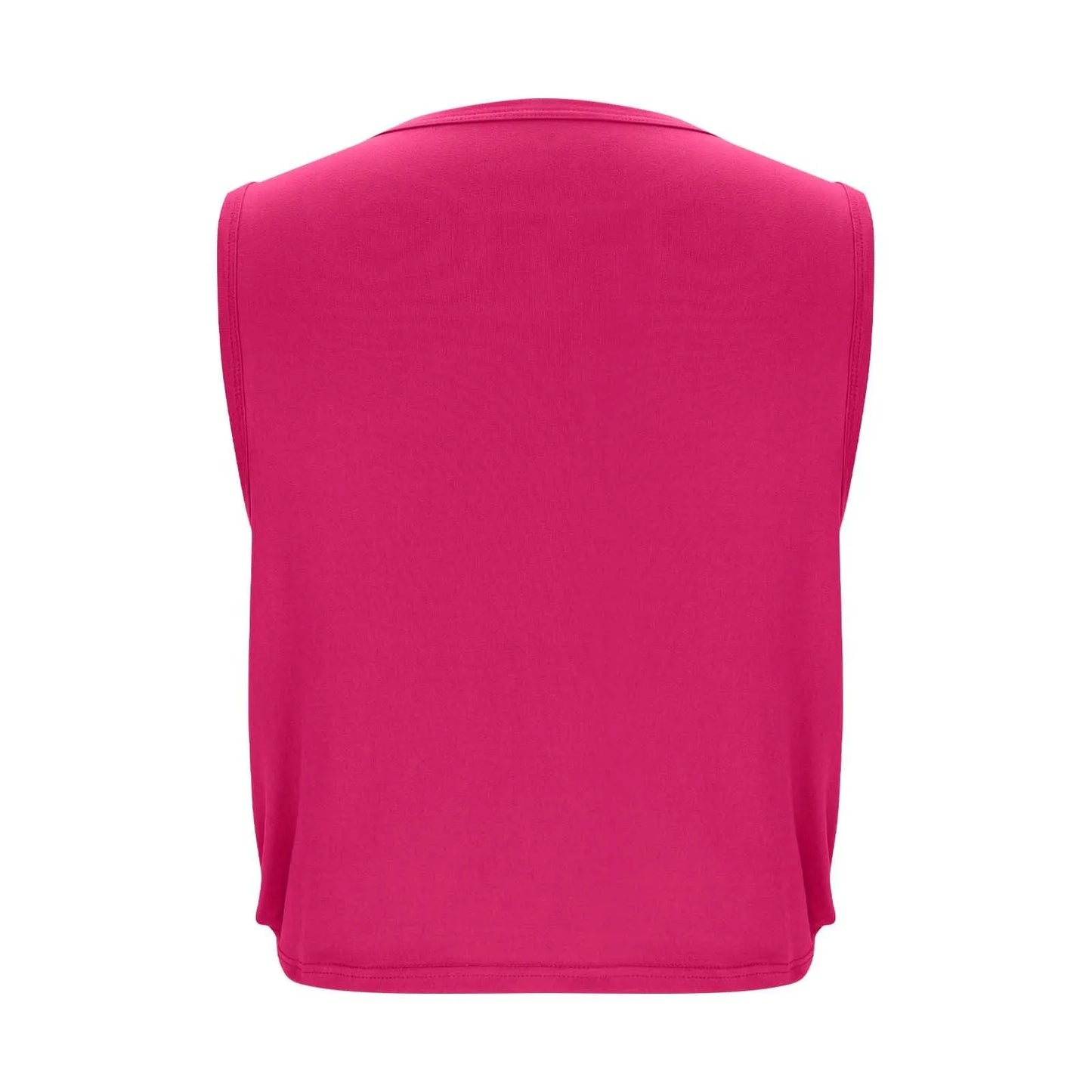 Women Sleeveless Yoga Tops Athletic Vest Breathable Blouse Cover Up Gym Workout Cool T-Shirt Running Short Tank Crop Top