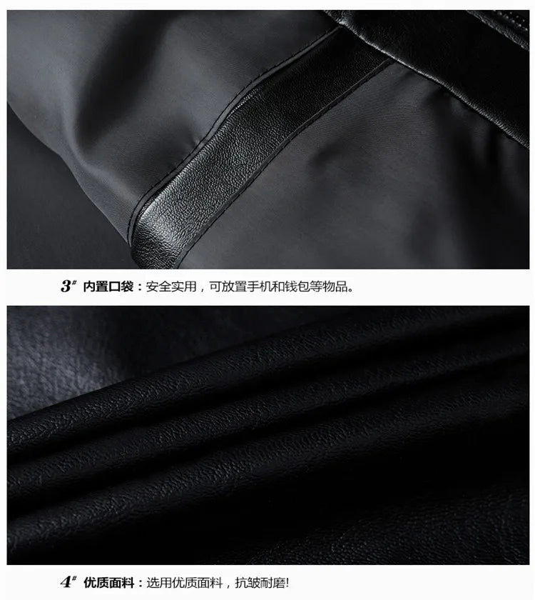 Men's Jackets Men's Spring Autumn Leather New Popular Korean Style Slimming Trends