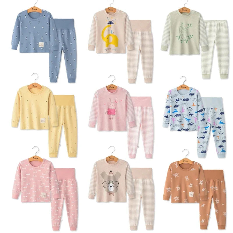 Kids Boys Sleepwear Baby Girl Winter Cotton Sets Children Homewear Pajamas for Boy Pyjamas Kids Nightwear 2-6T Toddler Clothes