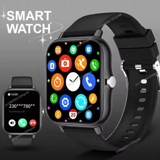 [Smart Watch, Wireless] Wireless Men'S And Women'S Smart Watch, 1.83'' Full Screen Touch, Dialing/Answering Calls Pedometer Hw12