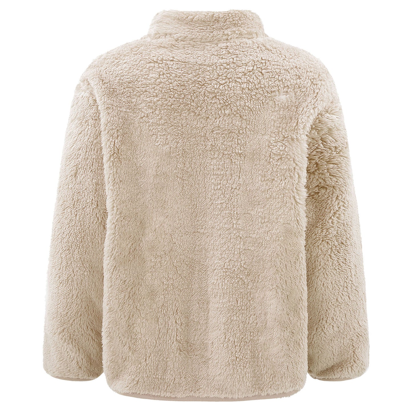 Girls Boys Warm Fleece Jacket Coat Full-Zip Turtleneck Tops with Pocket Fall Winter Outerwear for 2 Years-12 Years