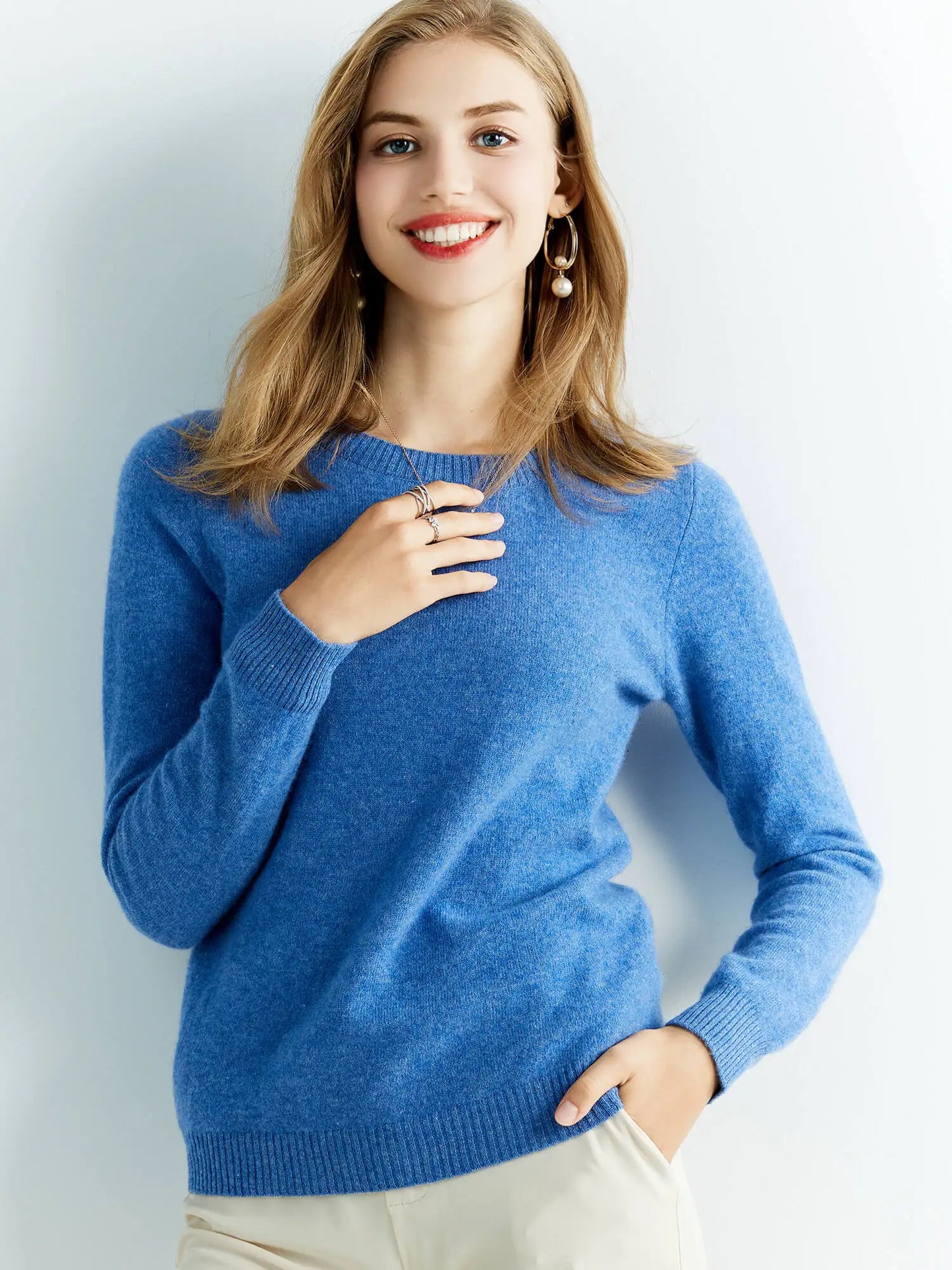 Knitted Sweaters Cashmere Sweater Women 100% Merino Wool O-Neck Vintage Pullovers 2022 Winter Autumn Jumpers Clothing Top Female