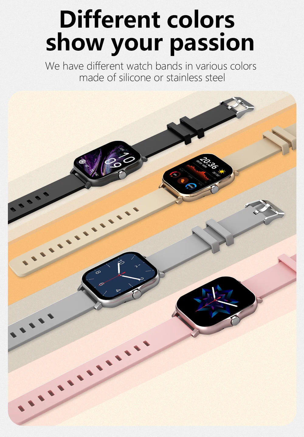 Smartwatch Y13- Relógio Inteligente Esportivo Bluetooth Android/iOS - Com foto Na Tela