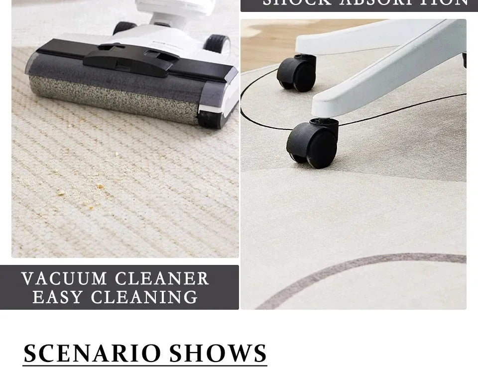 Kitchen Floor Mat Stain-resistant and Wear-resistant Carpet Home Decor Rug Soft and Comfortable Loop Fleece Carpets