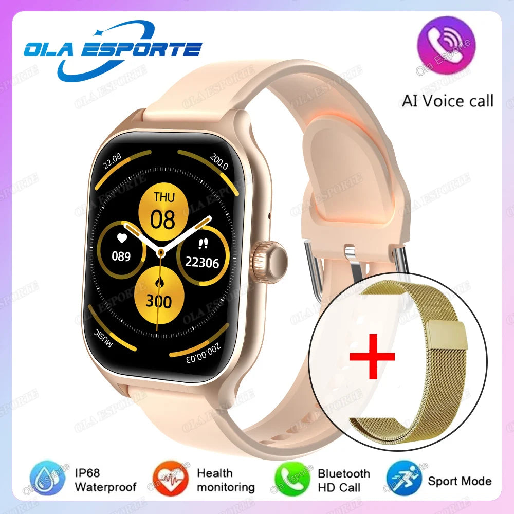 2026 Smart Watch For Android IOS Watches 2.01inch HD Display Bluetooth Call Message Alert Music Sports Smartwatch Men Women Gift