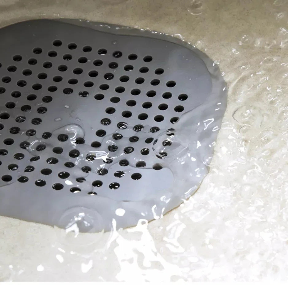 Sink Strainer Shower Drain Plug Hair Catcher Bathtub Shower Kitchen Sink Sewer Hair Filter Screen Silicone Bathroom Accessories