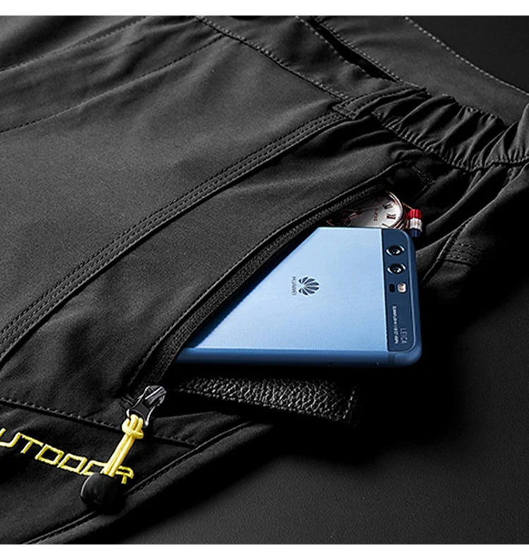Trekking Outdoor Jackets for Men Autumn Classic Waterproof Rain Coats Hooded Camping Man's Rainwear Hiking Jacket and Pants