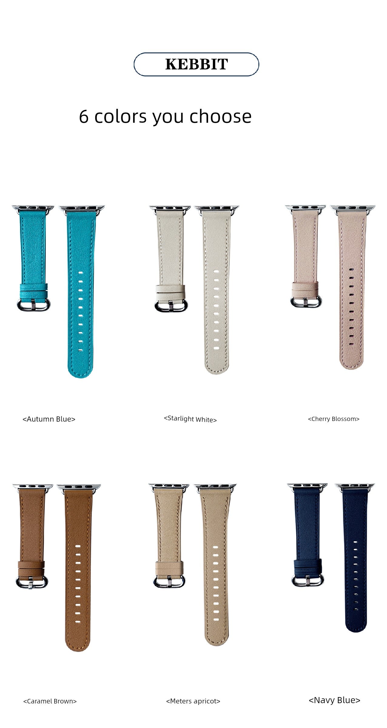 Kebitt Apple Fancy Leather Strap