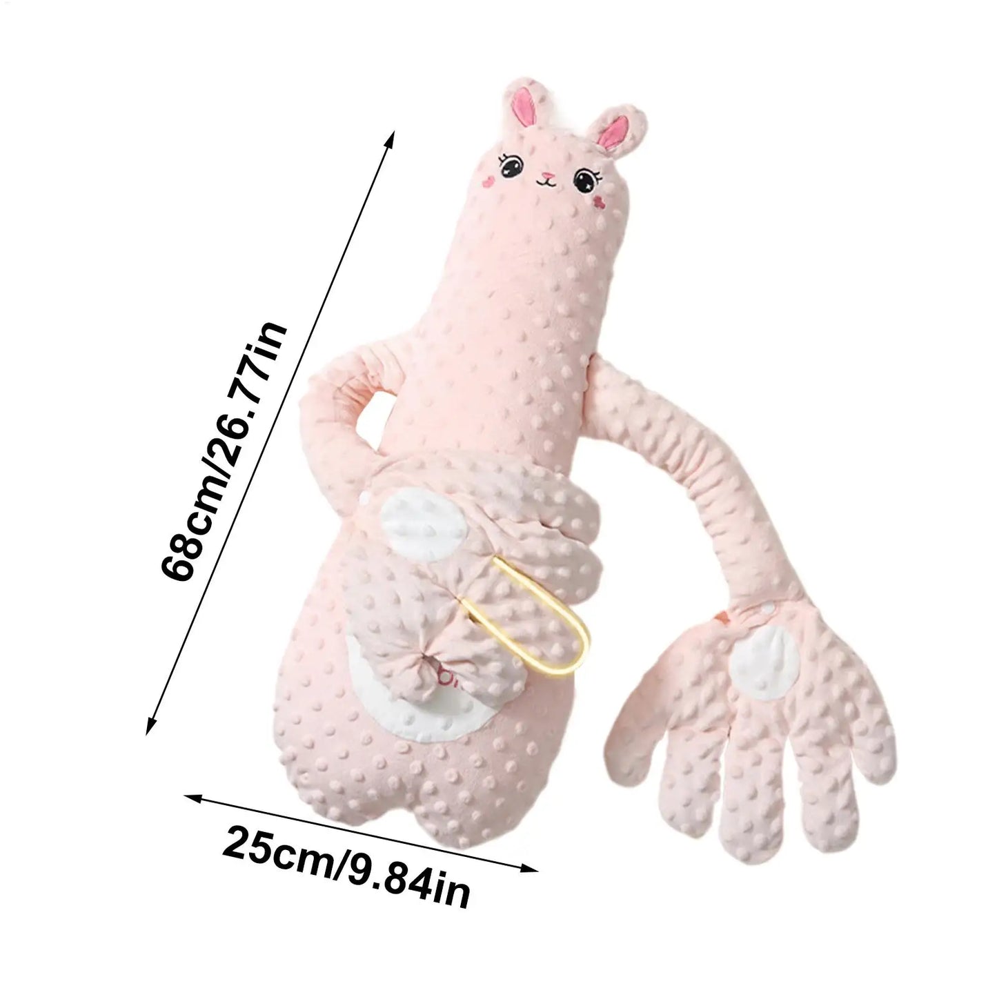 Baby Sleep Toy Baby Patter with 3 Adjustable Modes Interactive Stuffed Animal Shape Cushion Cozy Companion for Car Seat Nursery