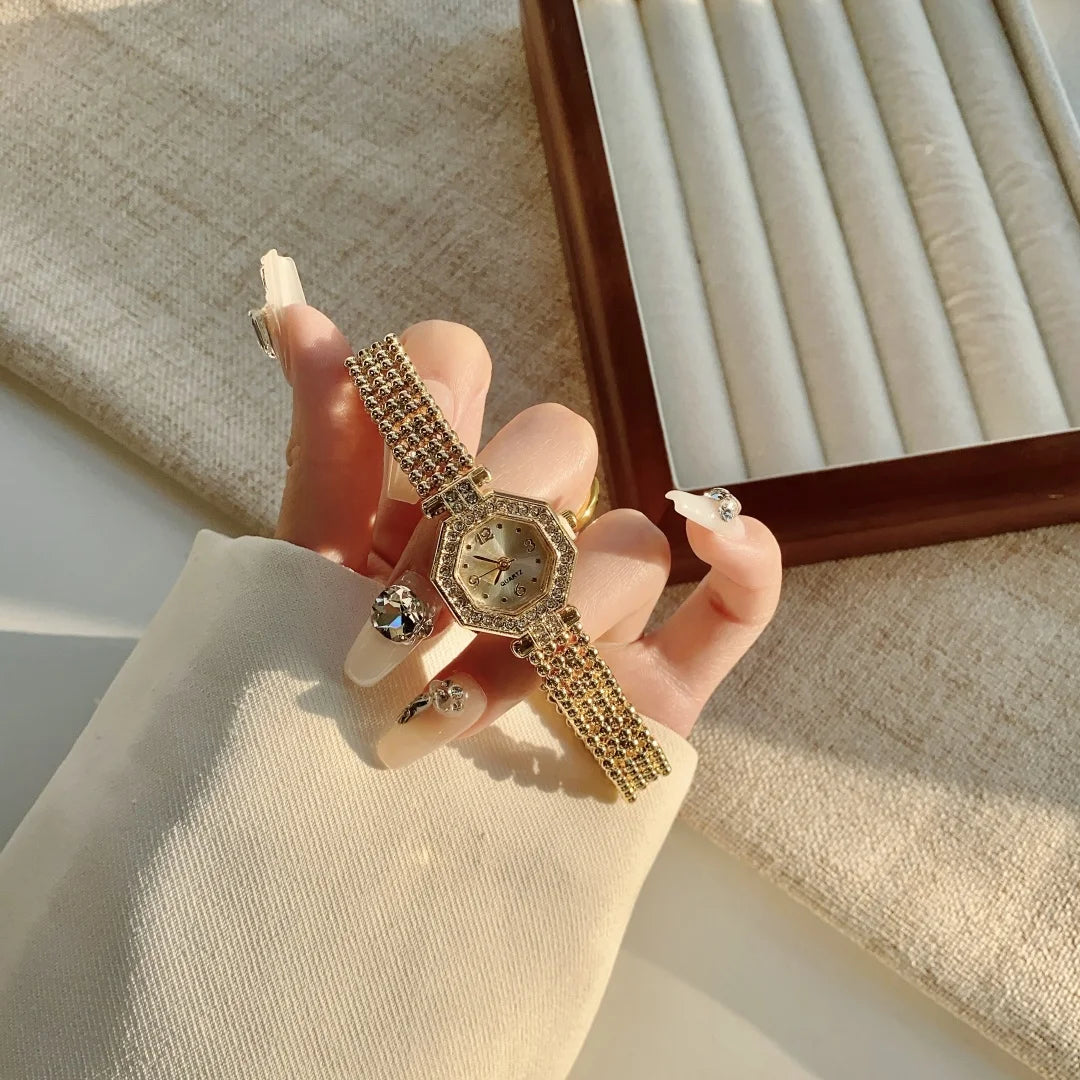 Women Watches Top Brand Luxury Wristwatches Ladies Fashion Gold Bracelet Watch Female Elegant Clock Women Montre Femme