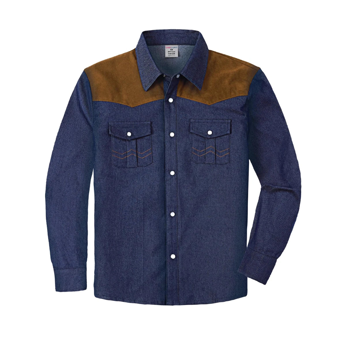 Jean Shirts for Boys Children Spring Autumn Full Sleeve Denim Jackets Kids Lapel Shirt Coat Top Boy Clothes 4-14 Years