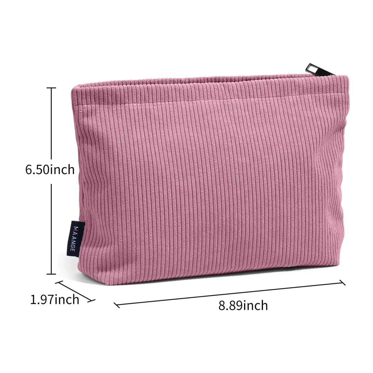 Makeup  Corduroy Travel Cosmetic Bag Portable Storage Bag Purses Women Large Capacity Zipper Make Up Organizer Storage Clutch