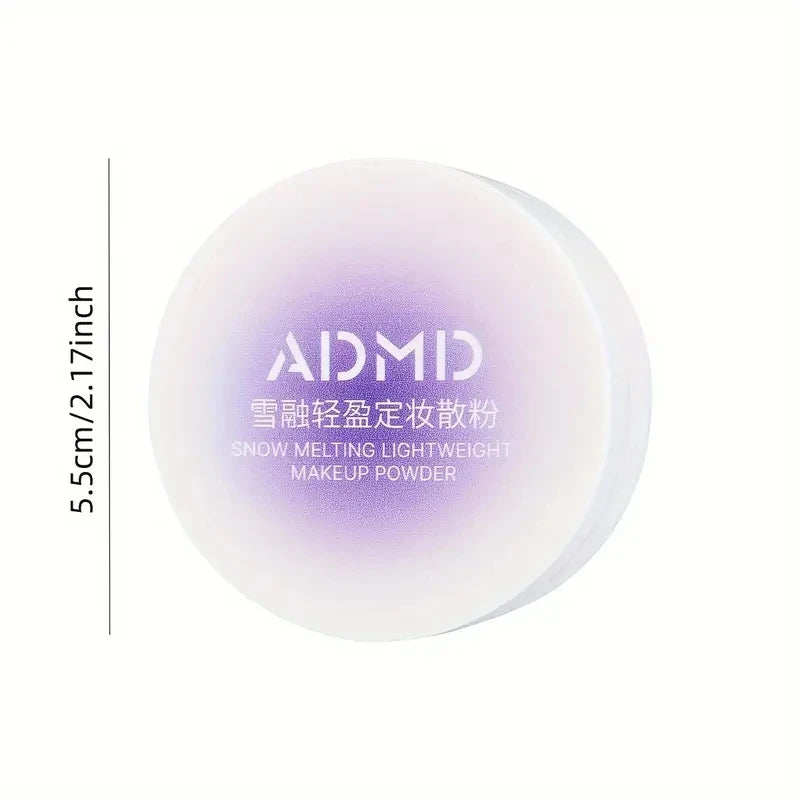 Lightweight Setting Powder, Waterproof and Sweat Resistant, Long-Lasting, Refreshing and Oil Controlling, Natural Makeup Effect