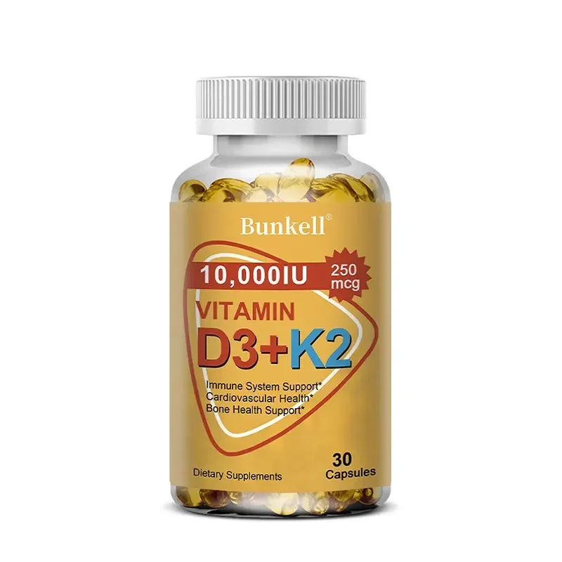 VITAMIN D3 & K2 - Nerve, Muscle, Heart, Bone and Dental Health, Immune System Health