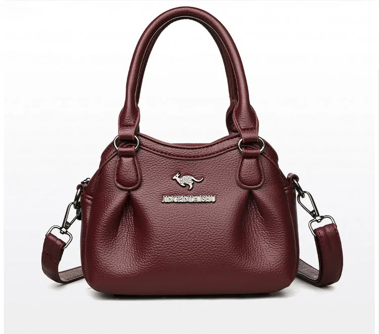 Luxury Women's Tote PU Leather Soft Crossbody Bags Women Designer Handbags High Quality Large Casual Female Messenger Sac