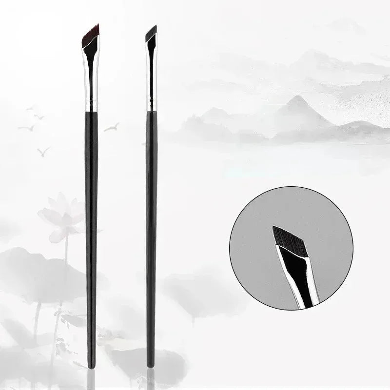 1/5pcs Eyeliner Brush Eyeshadow Blade Brush Detail Brush Diagonal Eyebrow Brushes Undereyelid To Sleeping Silkworm Makeup Tools