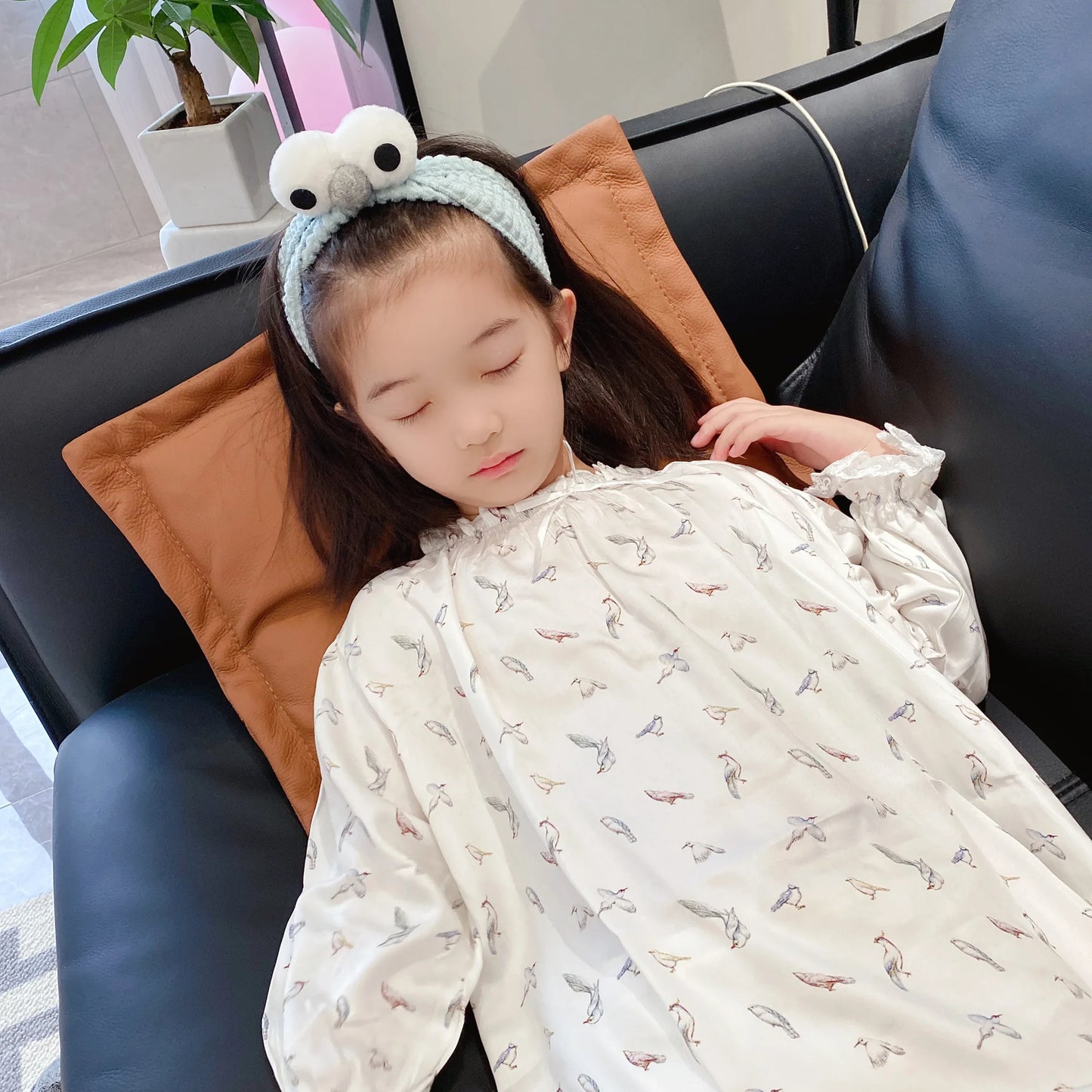 Pajamas Dress for Baby Girls Summer Children Floral Printed Soft Loose Night Dresses Princess Girl Nightgown Lady Sleepwear